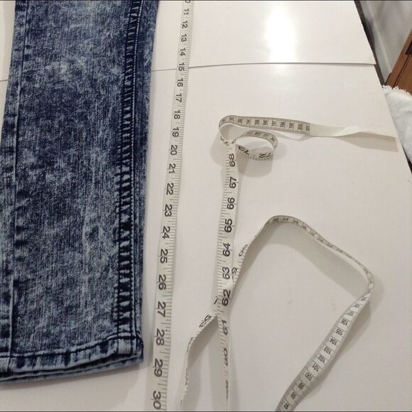 Harmony + Havoc Acid Washed Skinny Jeans Size 9 - Picture 7 of 7